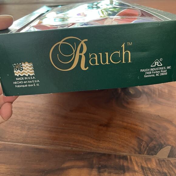 Vintage Rauch Glass Christmas Ornaments Red Silver Blue Lot of 15 - Picture 3 of 4